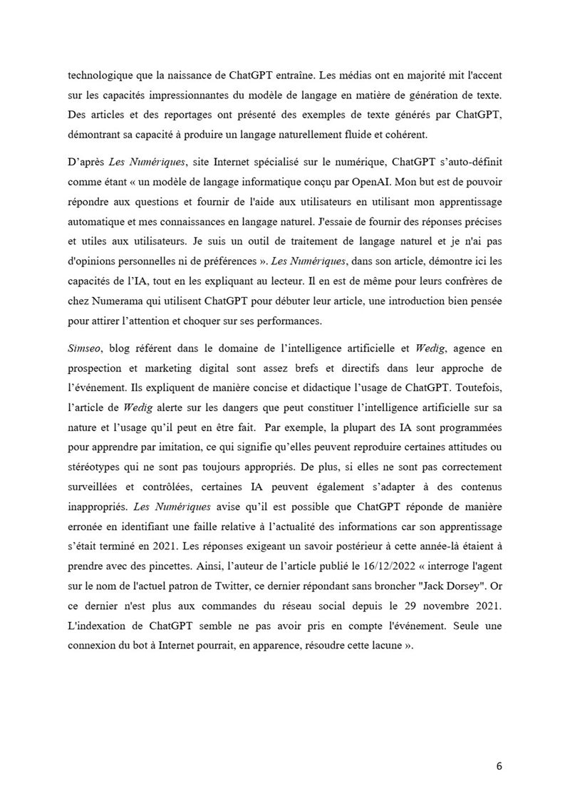 Page 6 du dossier Naissance de ChatGPT.